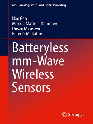 cover image of Batteryless mm-Wave Wireless Sensors